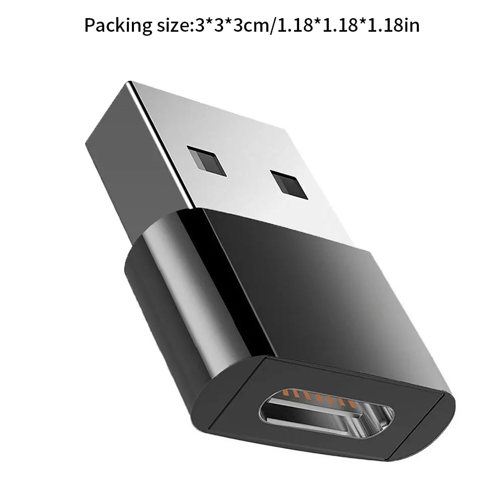 

Type C To A Charger Cable Converter USB C Female To USB Male Plug Adapter Connector Practical Exquisite Small Adapter Converter