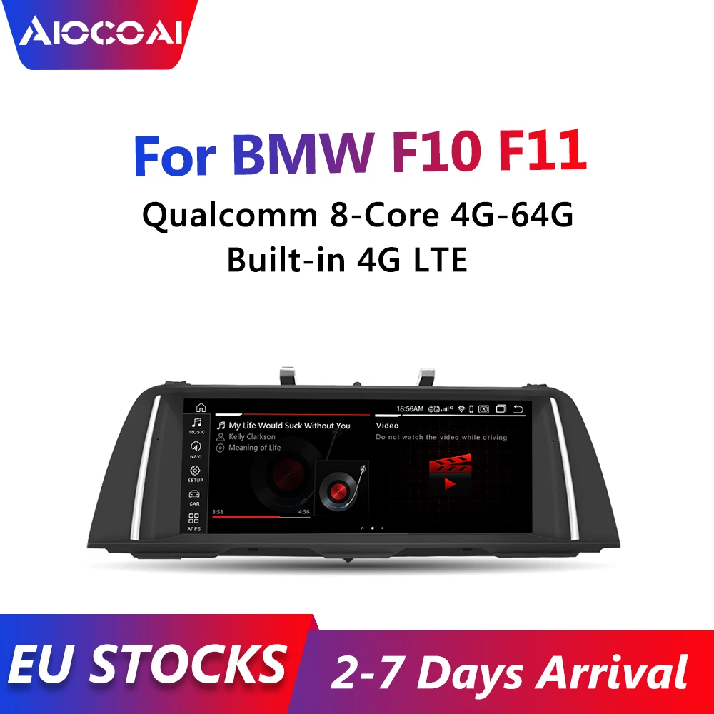 Автомобильный мультимедийный экран 10 25 дюйма Восьмиядерный процессор Qualcomm 4 Гб +