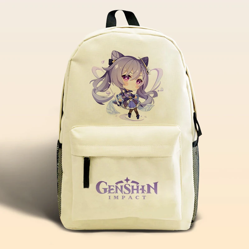 Genshin ударная Студенческая сумка милый рюкзак для девочек ноутбука дорожная на
