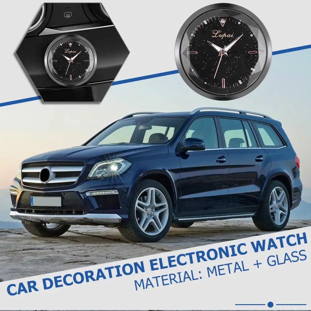 BZ844 автомобильные часы наклейка украшение интерьера аксессуары двухсторонний