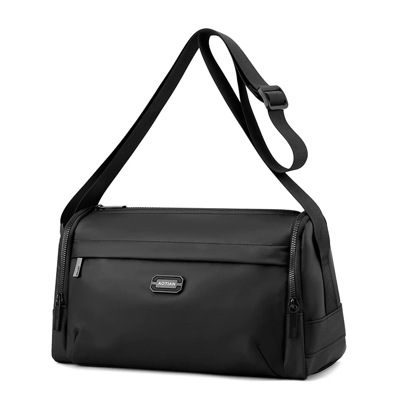 Сумка на плечо AOTIAN Мужская водонепроницаемая нейлоновый саквояж кросс-боди