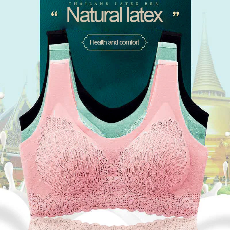 

4XL Women Sexy Lace Backless Bra Bh Triangle Lnvisible Bra Brassiere Free Wire Lingerie Femme Sexy Push Up Top Selling Product