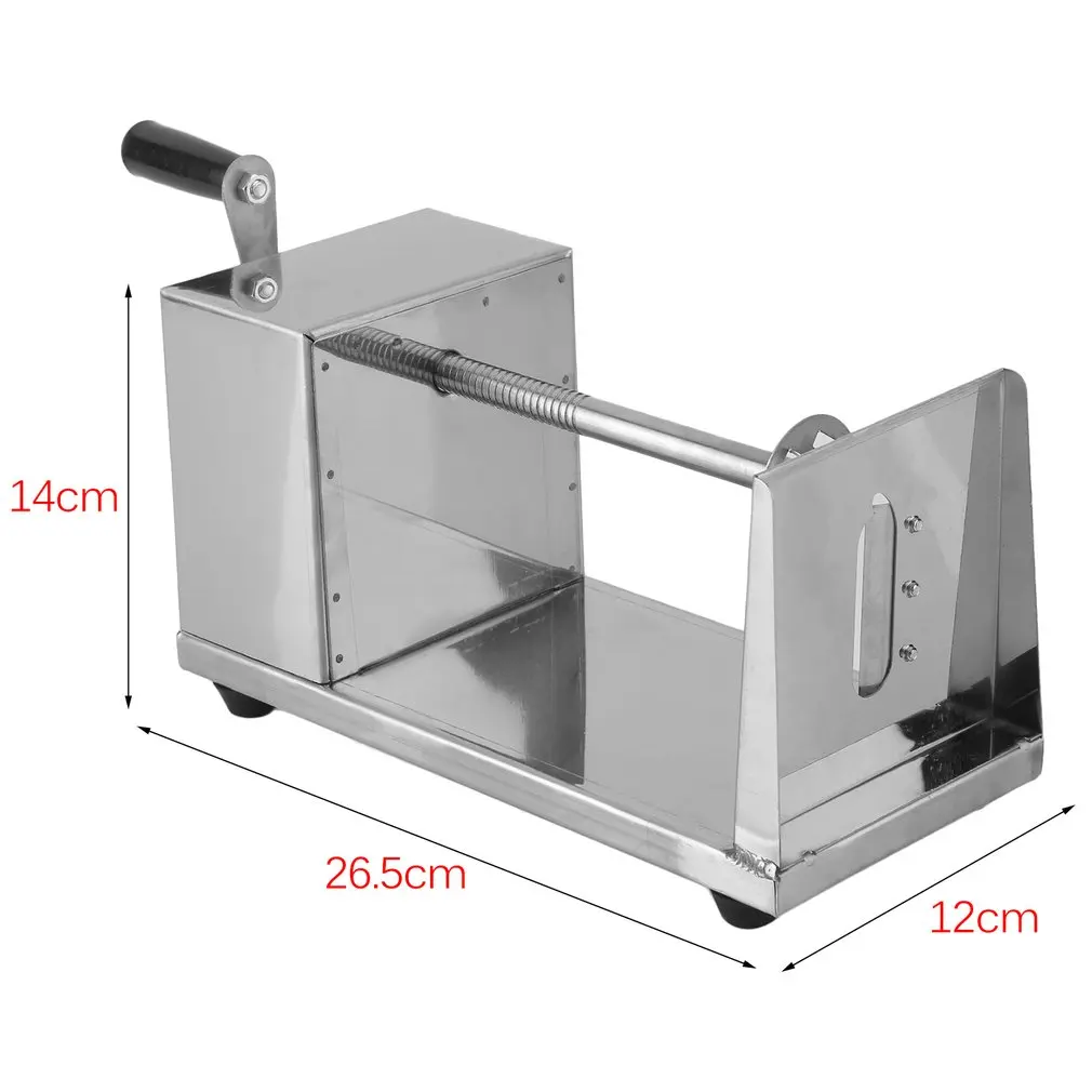 Спиральный резак для картофеля измельчитель ручной витой слайсер из нержавеющей