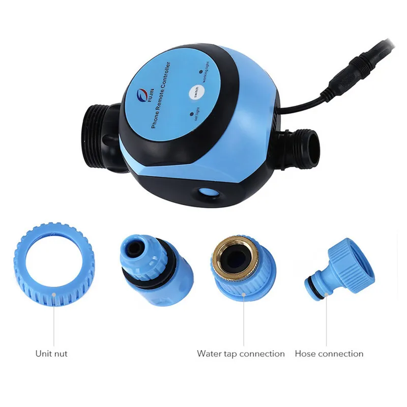Автоматический интеллектуальный электронный таймер воды умный телефон пульт