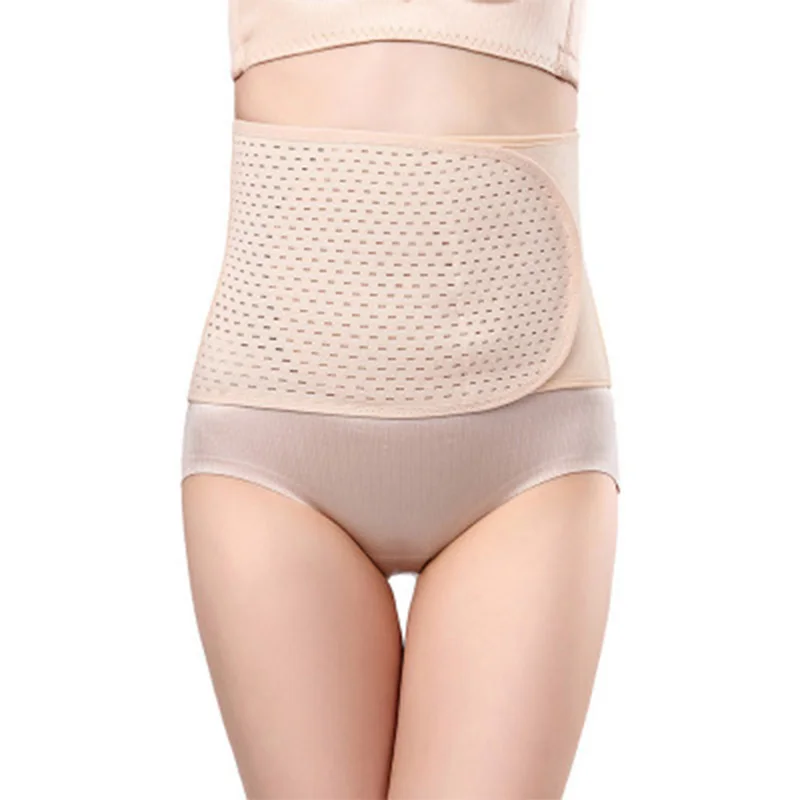 

Women Slimming Body Shaper Belt Postpartum Pelvic Recovery Control Waist Trainer Breathable Belly Underwear Shapewear