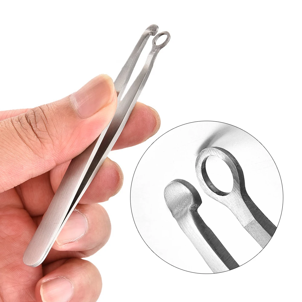 

Пинцет для стрижки волос в носу, многофункциональный Пинцет для удаления волос в носу, машинка для стрижки волос в носу с круглым наконечник...