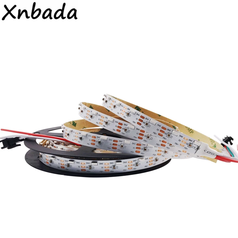 Цифровая светодиодная лента SK6812 WS2812B IC SMD 4020 60 светодисветодиодный 10 мм IP30 5 в пост.