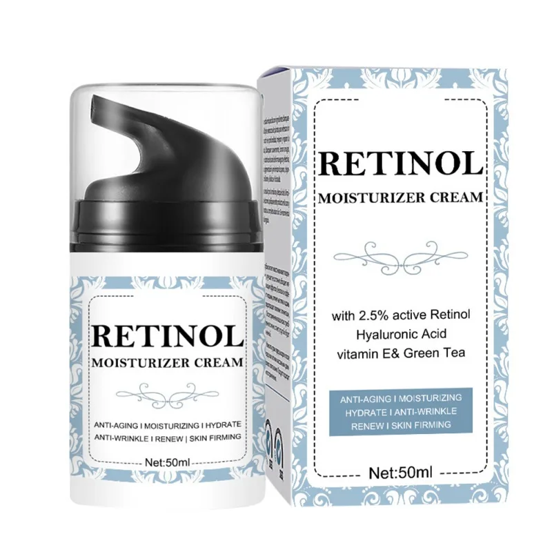 

50 мл спиртовой Витамин A 2.5% активный крем для лица увлажняющий антивозрастной Гиалуроновая кислота для морщин