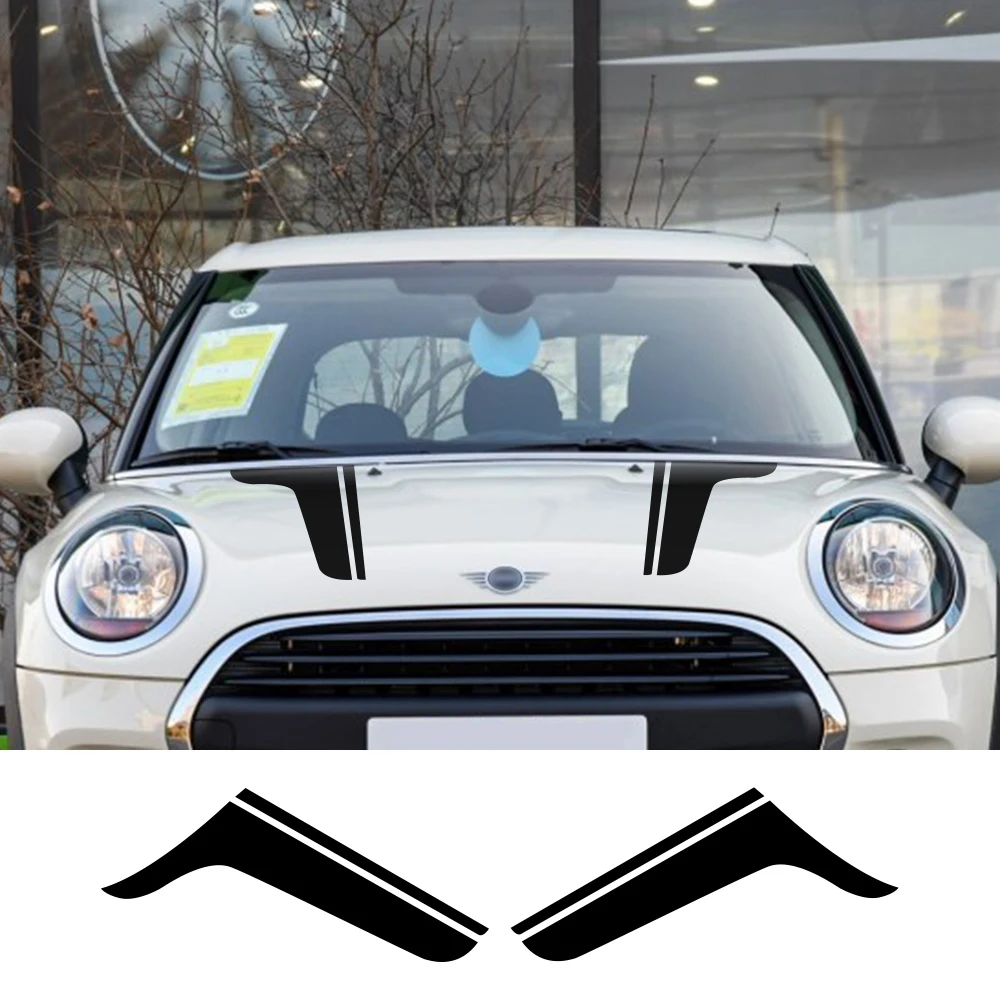 Автомобильный Стайлинг головная наклейка капот Наклейки для MINI Cooper S One Countryman Clubman R55 R56 R60 R61 F54 F55 F56 F57 F60