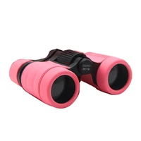focal adjustable children binoculars telescope binoculars toy game props birthday present for entertaining bird watching pink