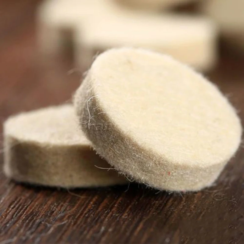 

50PCS 25MM Wool Felt Polishing Buffing Drill Grinder Wheel Brushes With/2Handle