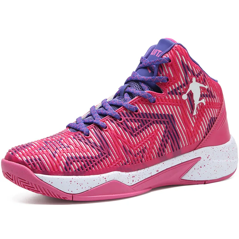 Баскетбольная обувь Мужская Высокая спортивная Студенческая противоскользящая