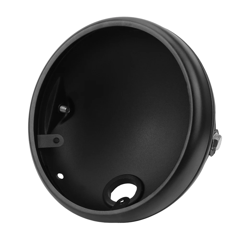 Задняя крышка для передней фары матовая черная Модифицированная основа круглая