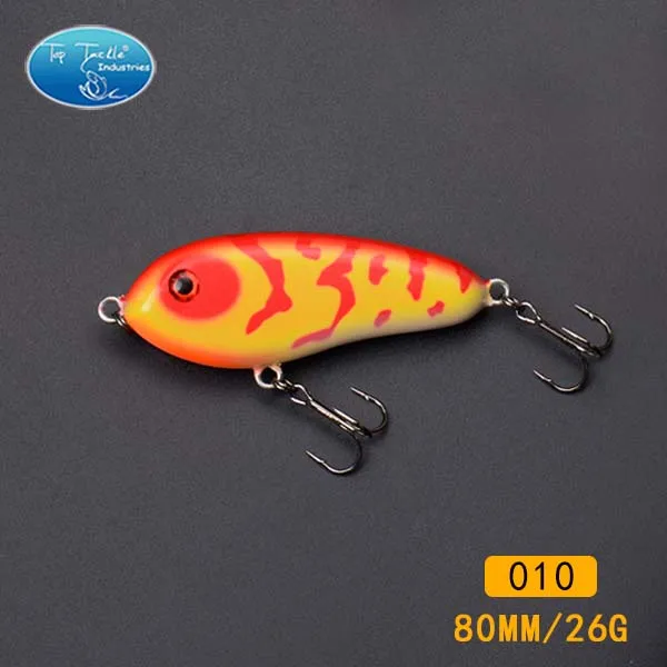 2 hooks 80mm 010 Бесплатный проезд рыболовные снасти рывок приманки рыболовную приманку голубка( 80 мм 25 г- 8/pcs-8/цвет- раковина - Цвет: 2 hooks 80mm 010