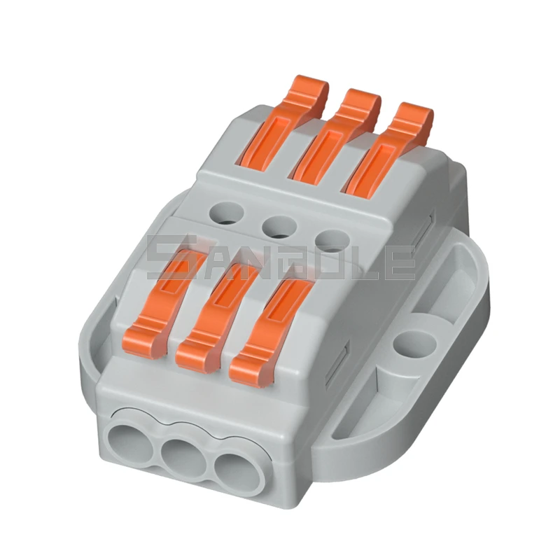 PCT Series двухрядные клеммные блоки фиксированного типа 2/3/4/5/6/8/10/12P разъем для