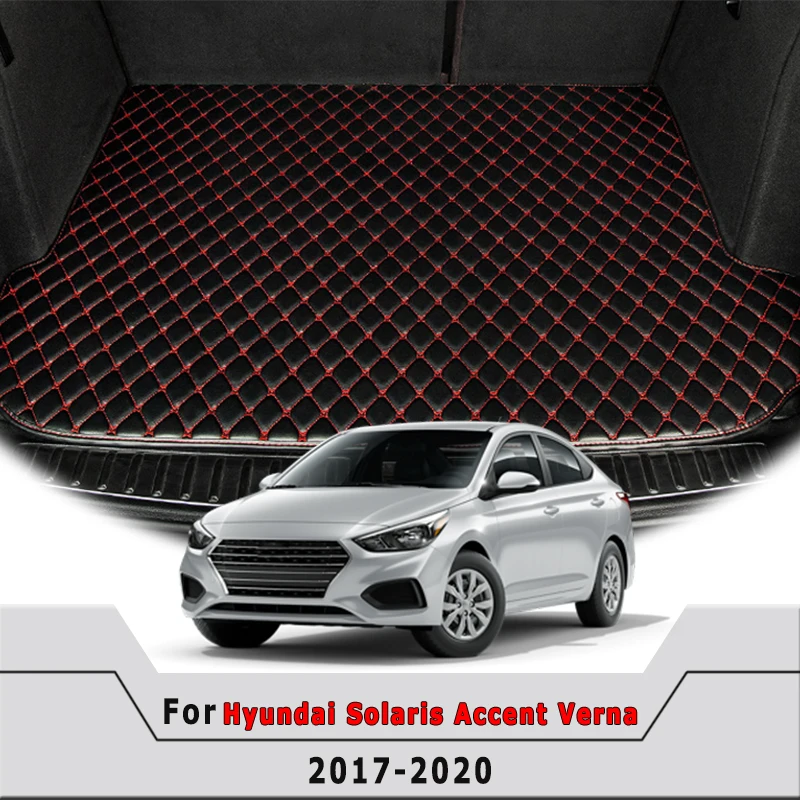 Коврики для багажника автомобиля Hyundai Solaris Accent Verna 2017 2018 2019 2020 коврики покрытие