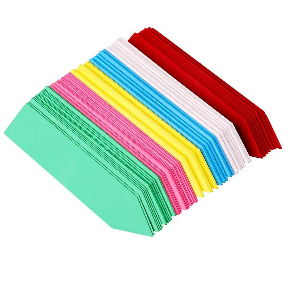 

100pcs Plastic Plant Tags Garden Plant Labels Nursery Markers Flower Pots Seedling Labels Tray Mark Tools Garden Planting Tools