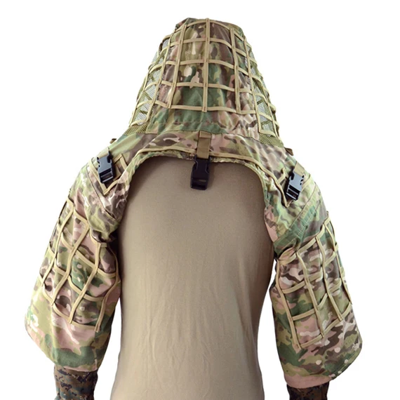 CP Охота Ghillie костюм основа из ткани Рипстоп камуфляж тактическая верхняя одежда для снайпера Viper капюшоны сp MultiCam/Лесной - Цвет: CP