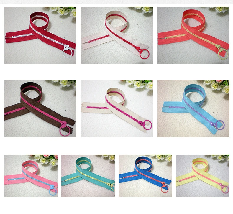 Застежка молния с закрытым концом 10 шт. 20 см 3 #|Молнии| |