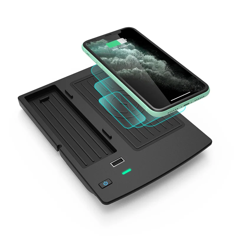 10 Вт QI автомобильное беспроводное зарядное устройство для телефона Быстрая