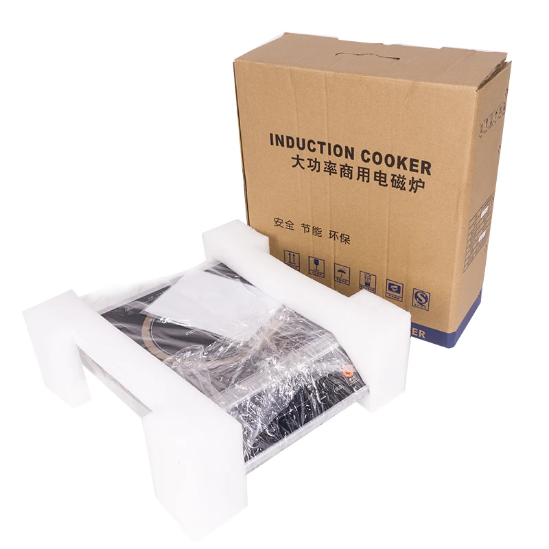 

PR-10 220V Commercial Induction cooker fire boiler Waterproof Black crystal panel Stove High-power Cooktop Burner