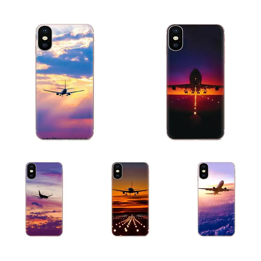 Мягкий чехол из ТПУ для мобильного телефона Airplane Fly Galaxy Grand A3 A5 A7 A8 A9 A9S On5 On7 Plus Pro Star