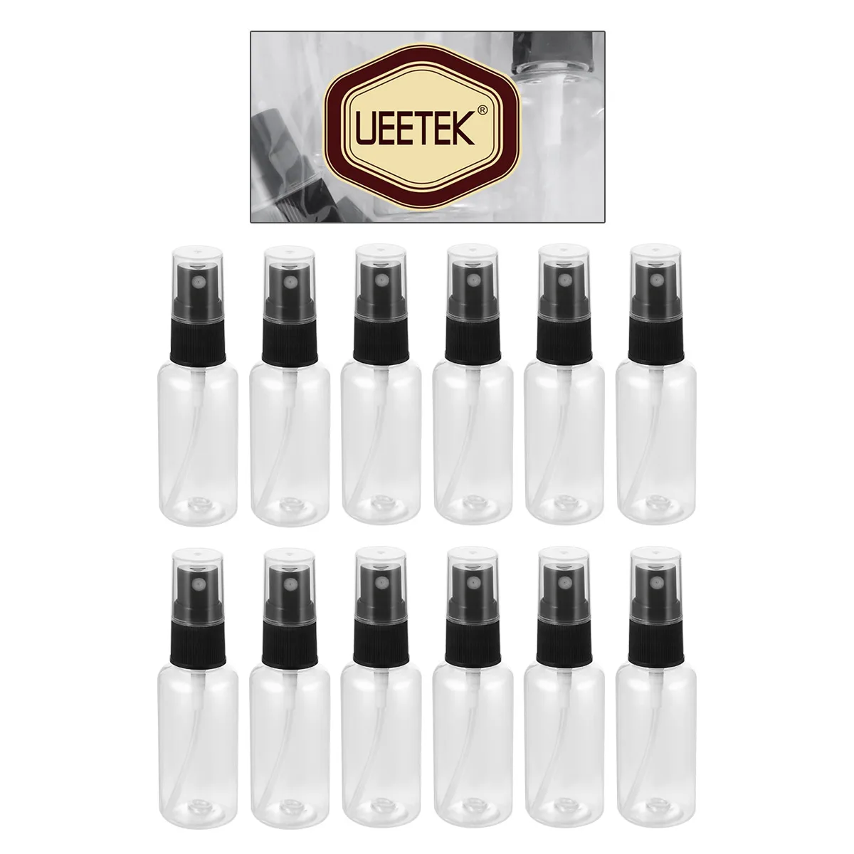 UEETEK 12 шт 30 мл многоразовые распылительные бутылки Портативные косметические