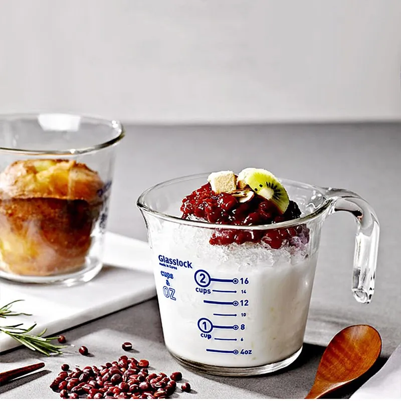 500/1000 мл Прозрачный Градуированный термостойкий мерный стаканчик стакан для