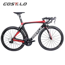 Costelo Lucca 2,0, Полный дорожный велосипед, углеродное волокно, дорожная велосипедная Рама с вилкой, зажим, подседельный штырь, углеродный дорожный велосипед, прямое Крепление, тормоз