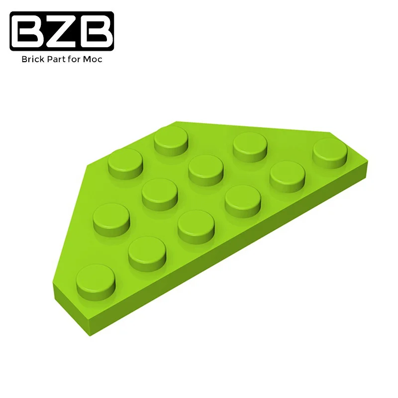

BZB MOC 10PCS 2419 3x6 Wedge Board Building Blocks Parts High-tech Bricks Kids Brain Games DIY Toys Best Gifts