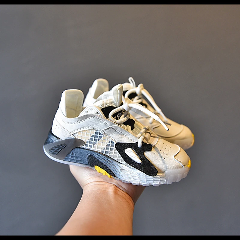 Осенние детские спортивные кроссовки для маленьких девочек Брендовые