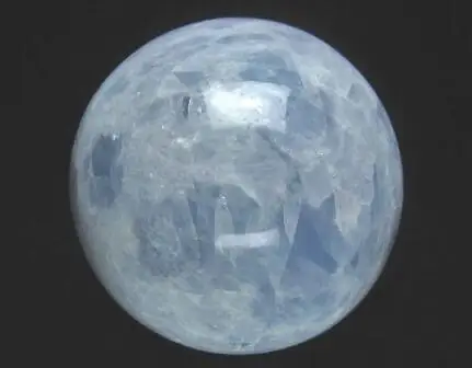 100 мм голубое небо земля Природный кальцит хрустальный шар|Статуи и скульптуры| |