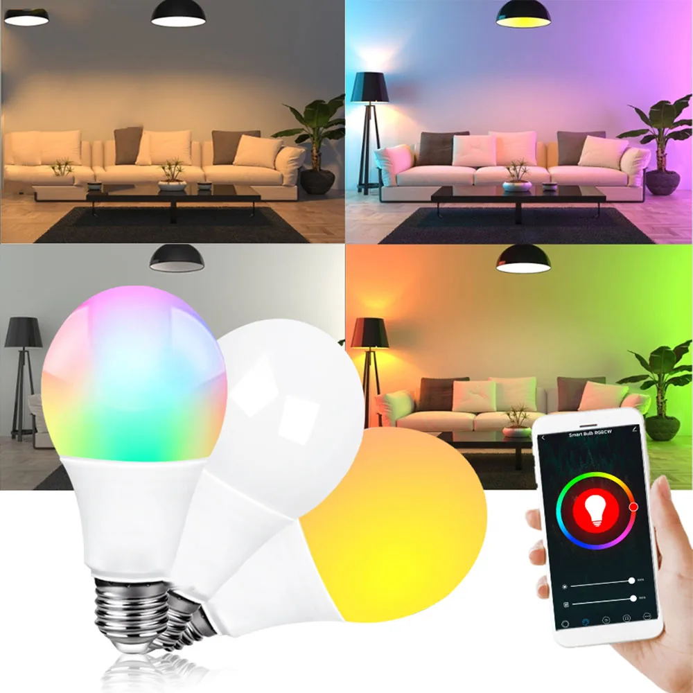 9W WiFi Smart Bulb E27 Tuya Led Light Inteligente Lamp 220V Home Magic Light Work With Alexa Google Assistant