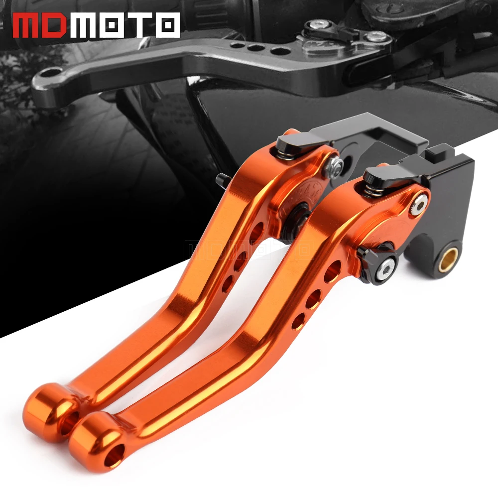 

Motorcycle Short Adjustable CNC Brake Clutch Levers For KTM Duke 125 200 All years Duke 390 2013 2014 2015 2016 2017