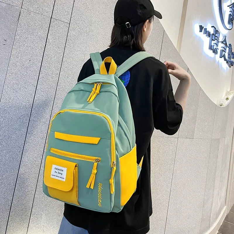 

Oxford Backpack 2020 New Trend Women Backpack Wild Fashion Shoulder Bag Small Canvas Teen Girl School bag Mochilas Female