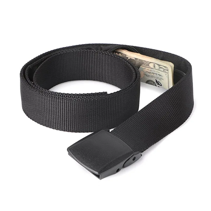 Дорожный ремень безопасности для женщин нейлоновый поясной кошелек с защитой от