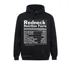 Забавная Толстовка Redneck с рисунком питательных фактов, мужские толстовки с длинным рукавом на заказ, одежда для нового года