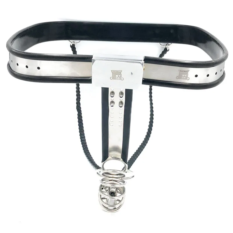 Мужской Пояс верности из нержавеющей стали клетка для пениса нижнее белье БДСМ