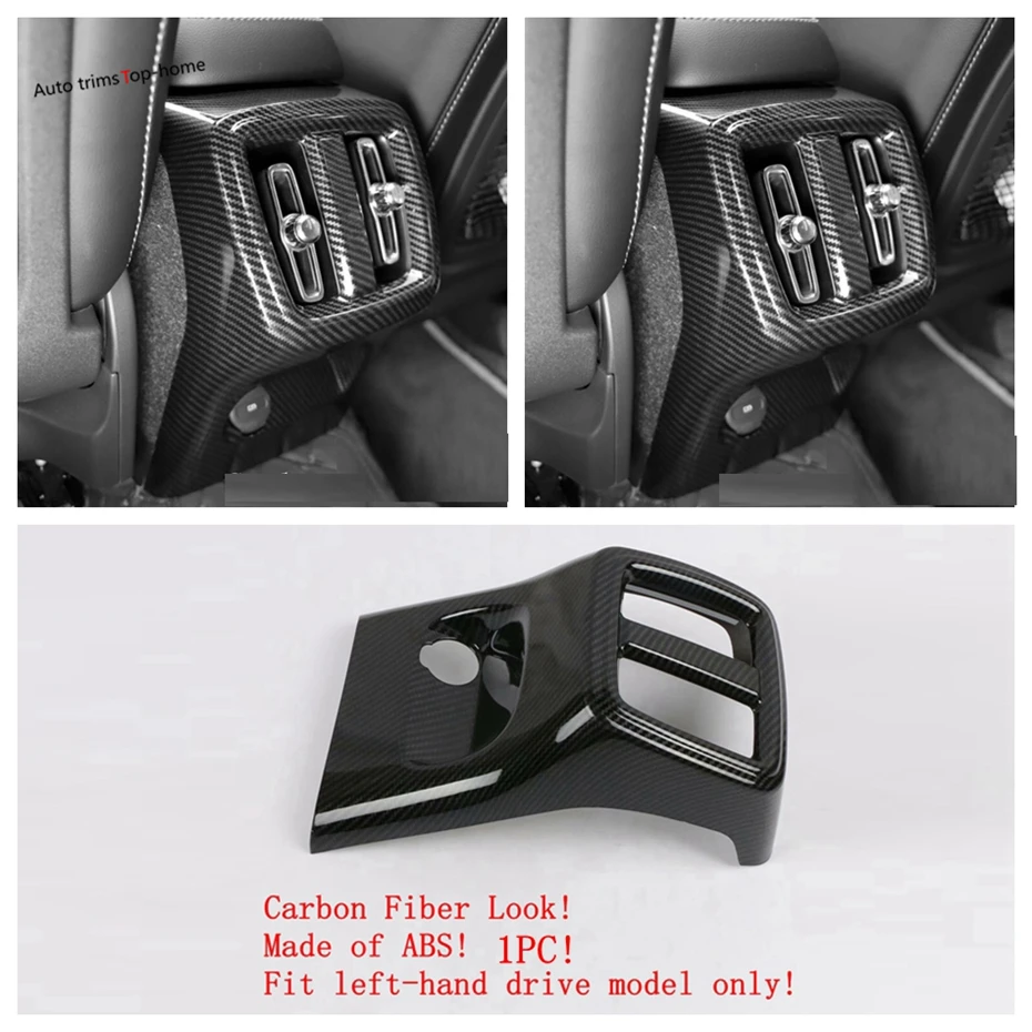 

Yimaautotrims Carbon Fiber Look Refit Kit Air AC Panel / Head / Roof Reading Lamps Cover Trim For VOLVO XC40 2018 - 2021 ABS