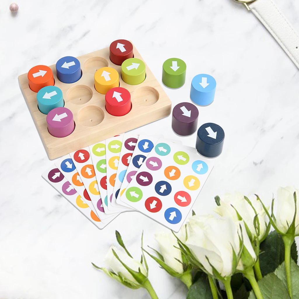 

Arrow Matching Game Puzzles Direction Recognition Toys for Kids Early Development