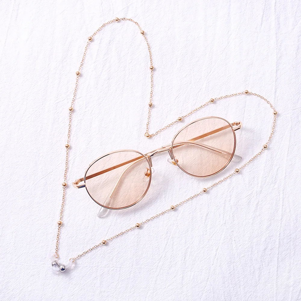 Цепочка для солнцезащитных очков Женская цепочка для очков brillenkoord cadena gafas держатель для очков с жемчугом аксессуары для очков Золотые очки с цепочкой D40