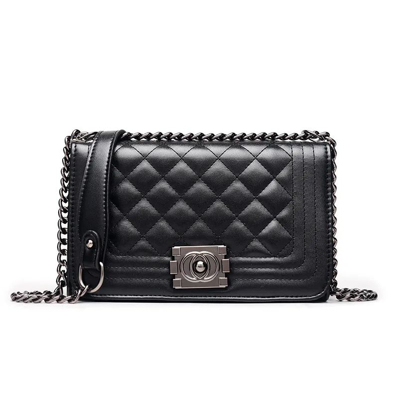 

Black Luxury Diamond Quilted Classic Bags Designer Square Chain Crossbody/Shoulder Bags For Women