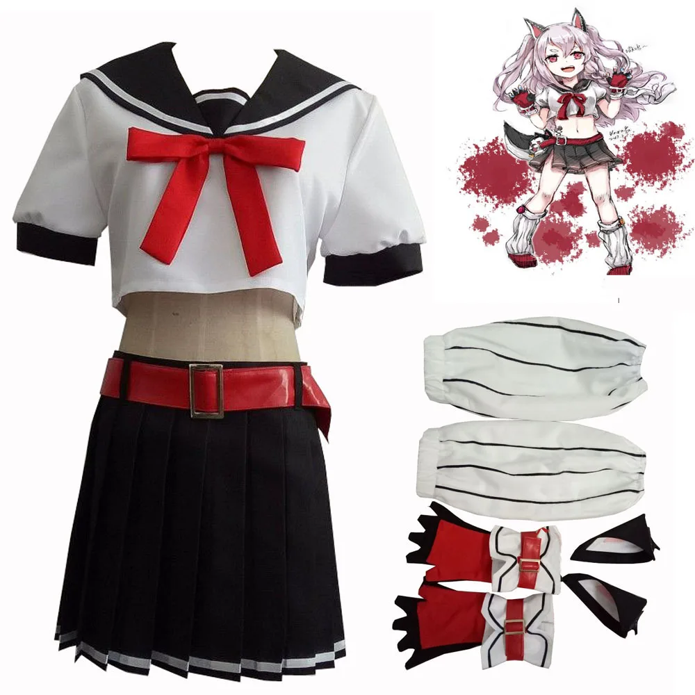Костюм для костюмированной вечеринки Azur Lane Yudachi Yuudachi | Тематическая одежда и