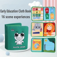 kids baby montessori toys felt cloth book for 1 6 years girl boy intellectual develop toddlers educational