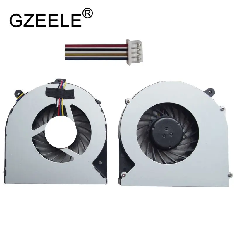 Фото GZEELE новый вентилятор охлаждения процессора для Toshiba Satellite C850 C850D C855 C855D L850 L850D L855 L855D P/N:V000270070, V000270990 №1