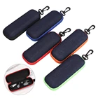 1 шт. унисекс переносные очки чехол s крышка ультра тонкий жесткий чехол для солнцезащитных очков чехол футляр для очков с ремешком для молнии для очков, чехол s защитная коробка