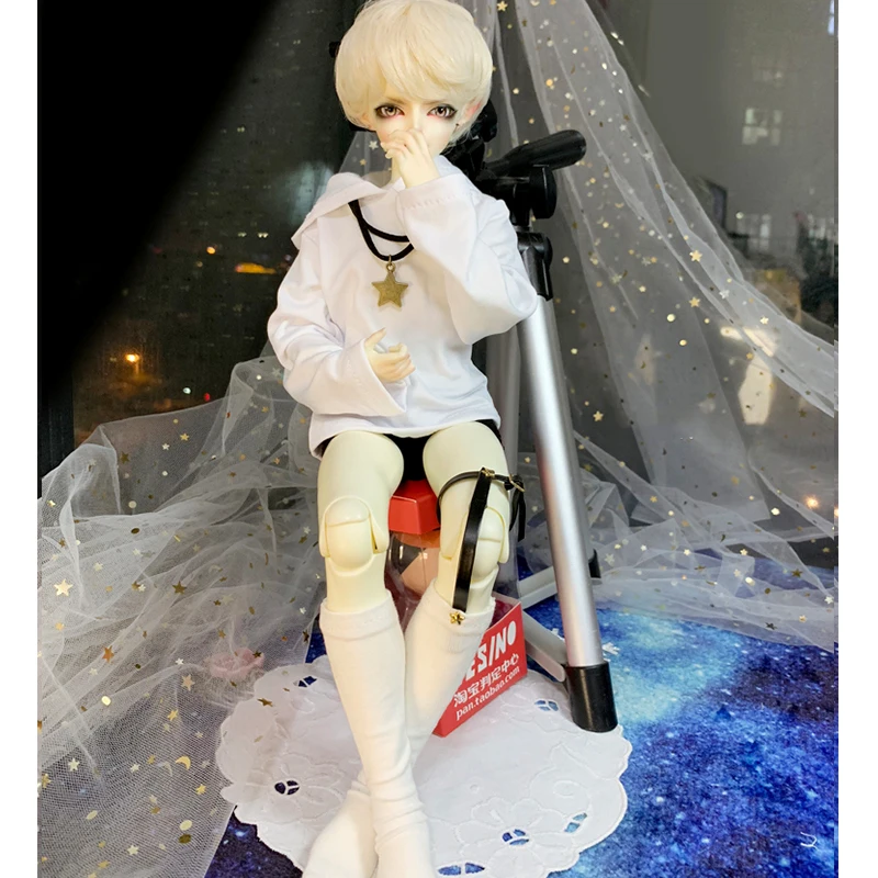 BJD одежда 1/4 BJD толстовки оверсайз супер свободный свитер+ ожерелье для 1/4 BJD куклы аксессуары для кукольной одежды свободный стиль