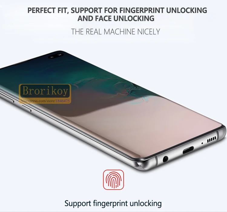 20D Защитная пленка для экрана из закаленного стекла для samsung Galaxy S10 Plus S10e UV жидкая пленка для экрана samsung S10 Plus