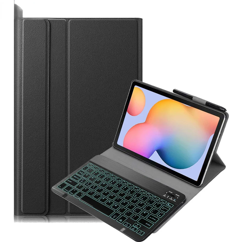 

Чехол для Samsung Galaxy Tab S6 Lite 10,4 P610 P615, беспроводная клавиатура, магнитная подставка, чехол, Bluetooth клавиатура, держатель для карандашей