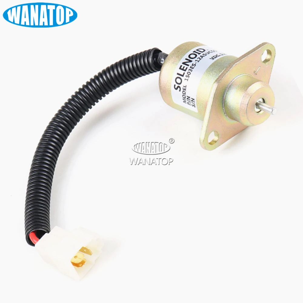 TOSD Новый соленоид отключения 1503ES 12A5UC5S 17454 60010 бриллиант 24A5UC5S для Kubota|Клапаны и